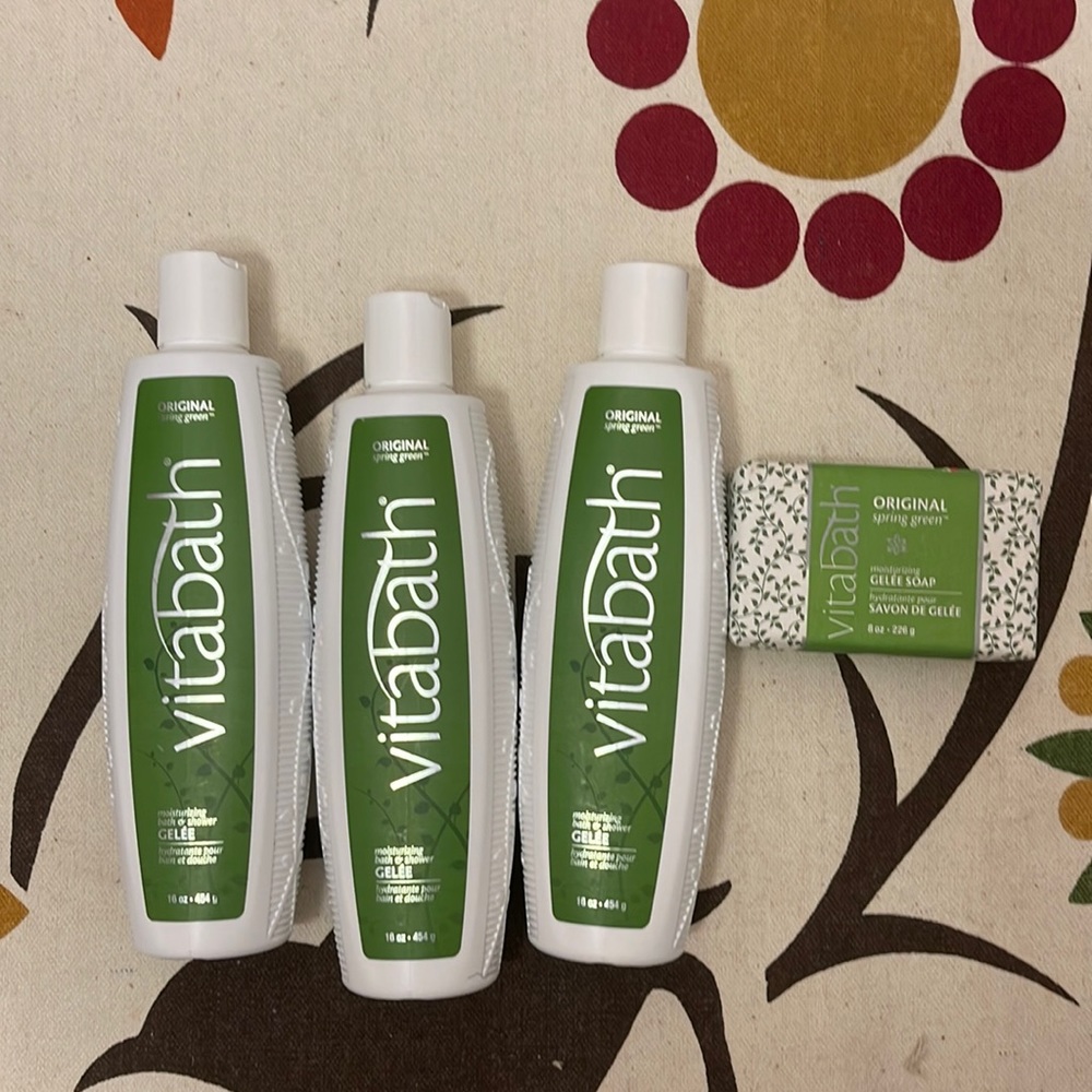 New unused vita bath gelee 3 16 oz 1 bar soap. Spring green